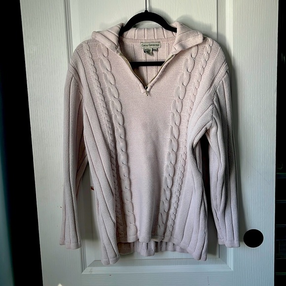 Knitted white sweater - Picture 1 of 4